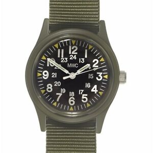 楽天hokushin【送料無料】腕時計　ベトナムクラシックオロロジオミリターレグリーンストラップmwc vietnam classic 1960 orologio militare green strap