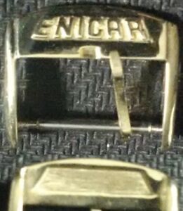 【送料無料】腕時計　オリジナルエニカルバックルフィッビアイエローゴールドメッキ