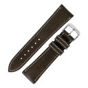 楽天hokushin【送料無料】腕時計　オーガニックレザーウォッチストラップrios1931 weilheim organic leather watch strap in mocha