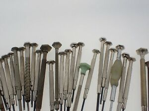 【送料無料】腕時計　ヴィンテージブランドメーカースクリュードライバー47 vintage unbranded watchmakers screwdrivers good used 42 complete 5 incomplete