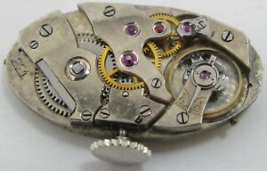 【送料無料】腕時計　レディオーバルウォッチムーブメントパートlady oval watch movement 221 17 jewels for part 241 x 138 mm