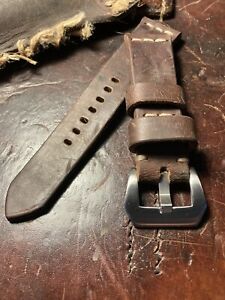 【送料無料】腕時計　スイスアンモポーチウォッチストラップパムチューブhandmade 24mm swiss ammo pouch watch strap pam tubes