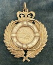 【送料無料】腕時計 アンティークフォブantique fantastic quality solid silver swimming life saving watch fob 1910(2)