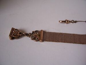 【送料無料】腕時計　フォブアンティークゴールドポケットウォッチチェーン