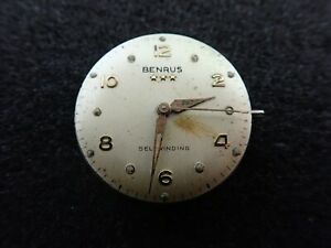 【送料無料】腕時計　ヴィンテージベンラスムーブメントvintage benrus automatic 258mm wristwatch movement cal cf1