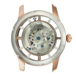 【送料無料】腕時計　メンズヴィンテージブラックレザーストラップ