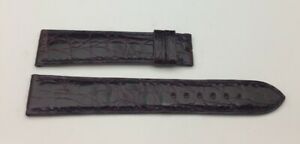 【送料無料】腕時計　ブレスレットエンクロコダイルカミーユフォーリングボルドーフォンセテールbracelet en crocodile camille fournet couleur bordeaux fonce taille 18