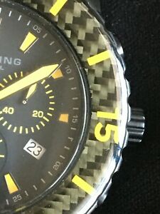 【送料無料】腕時計　ユニークホログラムベゼルスチュリングフェルカクロノグラフボックスペーパーミントunique hologram bezel stuhrling felucca chronographdate boxespapers mint