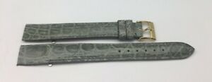 【送料無料】腕時計 ブレスレットグリフアンセスクロコダイルカミーユフォーネットグリテールbracelet a griffes anses fixes crocodile camille fournet gris taille 14