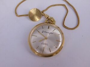 【送料無料】腕時計 チェーンプラークtaschenuhr waidmannsheil mit uhrkette, handaufzug, goldplaque u 260
