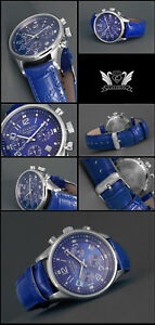 腕時計　スカイマスターメンズウォッチクロノグラフカヴァディーニステンレススチールバーアラビアskymaster herrenuhr chronograph cavadini edelstahl 5bar arabisch zahlen 4 farben