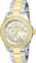 【送料無料】腕時計 インビクタエンジェルツートンゴールドステンレスクリスタルクォーツウォッチinvicta angel womens twotone gold stainless crystal quartz watch 16998 40mm