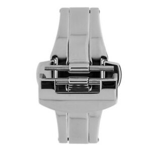 【送料無料】腕時計 ポリッシュステンレススチールスクリューインクラスプpolished stainless steel screwin deployment clasp