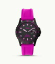 【送料無料】腕時計 ピンクシリコンウォッチ fb01 threehand date pink silicone watch fs5685