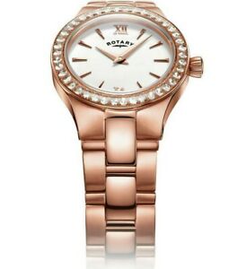 【送料無料】腕時計　ロータリーレディースローズゴールドメッキステンレススチールブレスレットウォッチレディースrotary ladies rose gold plated stainless steel bracelet watch womens lb0390701