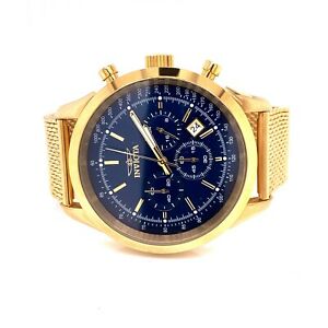 【送料無料】腕時計 インビクタスピードウェイモデルクロノグラフゴールドトーンウォッチinvicta speedway model 25224 chronograph goldtone 45mm 100m watch 107