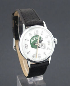 【送料無料】腕時計　ヴィンテージラファイエットニューヨークジェッツフットボールノベルティキャターウォッチvintage lafayette 1970s york jets nfl football novelty character watch