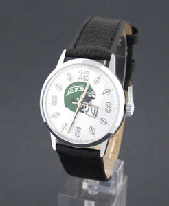 【送料無料】腕時計　ヴィンテージラファイエットニューヨークジェッツフットボールノベルティキャターウォッチvintage lafayette 1970s york jets nfl football novelty character watch