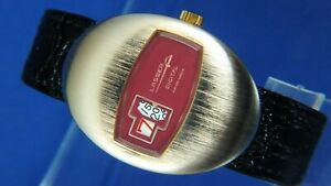 【送料無料】腕時計　ヴィンテージラッサーバイラヴィサジャンプアワーデジタルウォッチサーカスイスサービスvintage nos lasser by ravisa jump hour digital watch circa 1970s swiss serviced