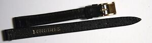 【送料無料】腕時計　ロンジンヴィンテージレディースブラックサインストラップバックル