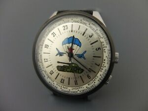 【送料無料】腕時計 ラケタオーレワールドタイムraketa 24 ore world time