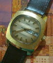 【送料無料】腕時計 beautiful 1970s timex day date water resistant mens wind up wrist watch(2)