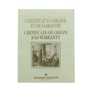 【送料無料】腕時計 ヴァシュロンコンスタンティンvacheron constantin certificate of origin and warranty filled out 【送料無料】腕時計 ヴァシュロンコンスタンティンvacheron constantin certificate of origin and warranty filled out