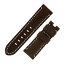 【送料無料】腕時計　バッファロースエードレザーウォッチストラップブラウンオプションクラスプvertigo buffalo suede leather deployment watch strap amp; optional clasp in brown