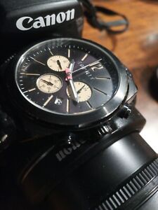 【送料無料】腕時計　エスプリクロノグラフォオールブラック