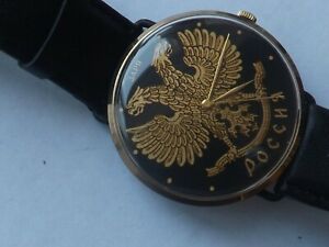 【送料無料】腕時計 ヴィンテージステンレスケースロシアマニュアルa vintage gents stainless steel cased russian manual wind watch