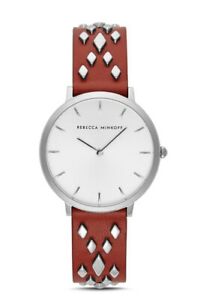 【送料無料】腕時計 レベッカミンコフメジャージオスタッドウォッチレッドrebecca mink major geo stud watch, red, 35mm ...