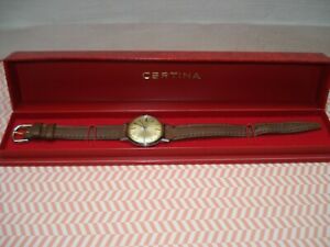 【送料無料】腕時計　モントルセルティーナメカニークアベックボエテヴィンテージウォッチスイスmontre certina mecanique avec boite vintage watch swiss made