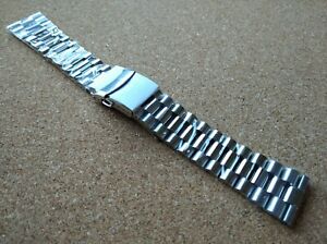 【送料無料】腕時計　プレジデントブレスレットヴィンテージストラップスチールポリッシュブラシ