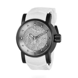 【送料無料】腕時計　インビクタラリーメンズホワイトシリコンドラゴンモチーフアナログウォッチinvicta s1 rally 28175 mens white silicone automatic dragon motif analog watch