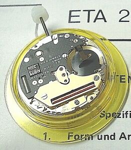 【送料無料】腕時計　センターハンドeta 255491, l1712 rare movement with small 2nd hand amp; center hand date