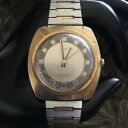    rv@Be[WY^CbNXZtEBhfAg[EHb`vintage 60s menfs timex selfwind dual tone watch