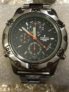【送料無料】腕時計 フェスティナクロノグラフアラームfestina chronograph alarm, 100m, ref6455 【送料無料】腕時計 フェスティナクロノグラフアラームfestina chronograph alarm, 100m, ref6455