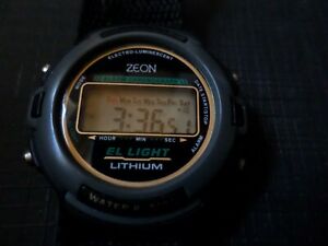 【送料無料】腕時計　ジオンアラームクロノウォッチzeon alarm chrono watch zr 15913 gents lcd watch