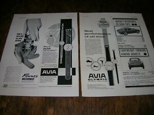 【送料無料】腕時計　×ウォッチオリンピックスイスレバーインカブロックオリジナル19631965 5 x avia watch adverts olympic swiss lever incabloc originals