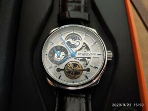 【送料無料】腕時計 スチュリングデルファイメンズstuhrling delphi gp15622, mens , automatic wristwatch gmt , 22 jewels ,
