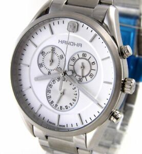 【送料無料】腕時計　ハノバメンズウォッチスフィアクロノエーデルシュタールhanowa herren uhr sphere chrono 16505204001 edelstahl neu
