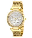 【送料無料】腕時計 インビクタエンジェルレディースゴールドクリスタルアクセントクォーツウォッチinvicta angel womens 36mm gold crystal accent multifunction quartz watch 28917