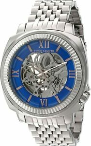 【送料無料】腕時計 ヴィンスカムトスケルトンステンレススチールvince camuto mens vc1069blsv automatic skeleton stainless steel watch 【送料無料】腕時計 ヴィンスカムトスケルトンステンレススチールvince camuto mens vc1069blsv automatic skeleton stainless steel watch