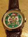 【送料無料】腕時計 ヴィンテージクリスマステディベアミュージカルウォッチバッテリーvintage christmas teddy bear musical watch, running w batteries h