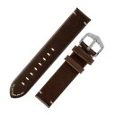 【送料無料】腕時計 ディアレンジャーレトロカーフレザーパラレルウォッチストラップブラウンhirsch ranger retro handstitched cal...