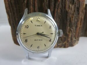 腕時計　セルフワインディングウォッチランワークスrare 1958 timex viscount us time self winding watch automatic runs works rp