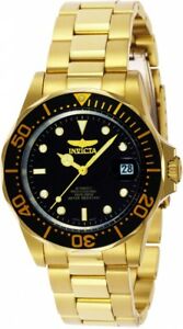 【送料無料】腕時計　インビクタメンズプロダイバーゴールドメッキステンレススチールinvicta mens pro diver automatic 200m gold plated stainless steel watch 8929