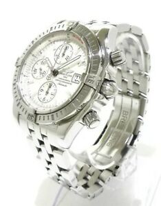 【送料無料】腕時計　クロノマブライトリングポリッシュスチールリンクperfect genuine breitling polished steel link for chronomat evolution a13356