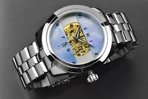 ̵ӻס饴ۥ饤󥹥ȥaragon a125blu horizon 42 skeleton automatic