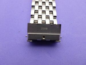 【送料無料】腕時計　ミケーレシルバーステンレススチールブレスレットpreowned michele 20 mm silver stainless steel bracelet 205b